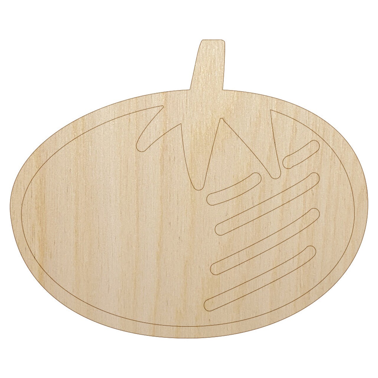 Tomato Fruit Vegetable Produce Doodle Unfinished Wood Shape Piece Cutout for DIY Craft Projects